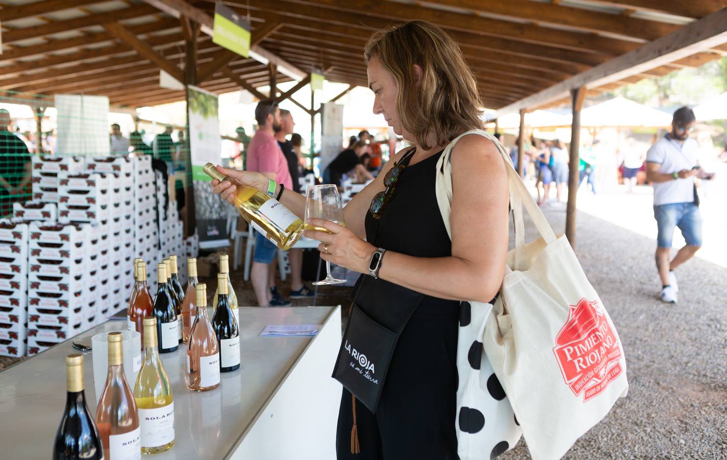 La finca institucional se ha convertido este sábado en un parque temático en torno al vino y la gastronomía riojana