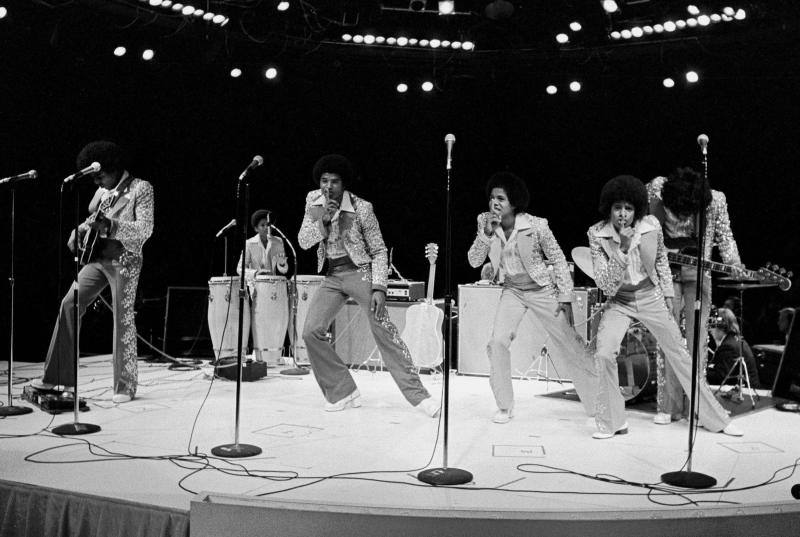 'The Jackson Five' durante un concierto en 1974.
