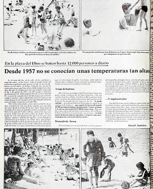 «Desde 1957 no se conocían unas temperaturas tal altas», decía Diario LA RIOJA