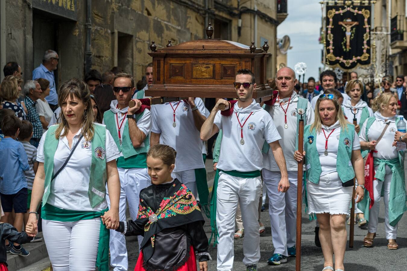 Un momento de la procesión