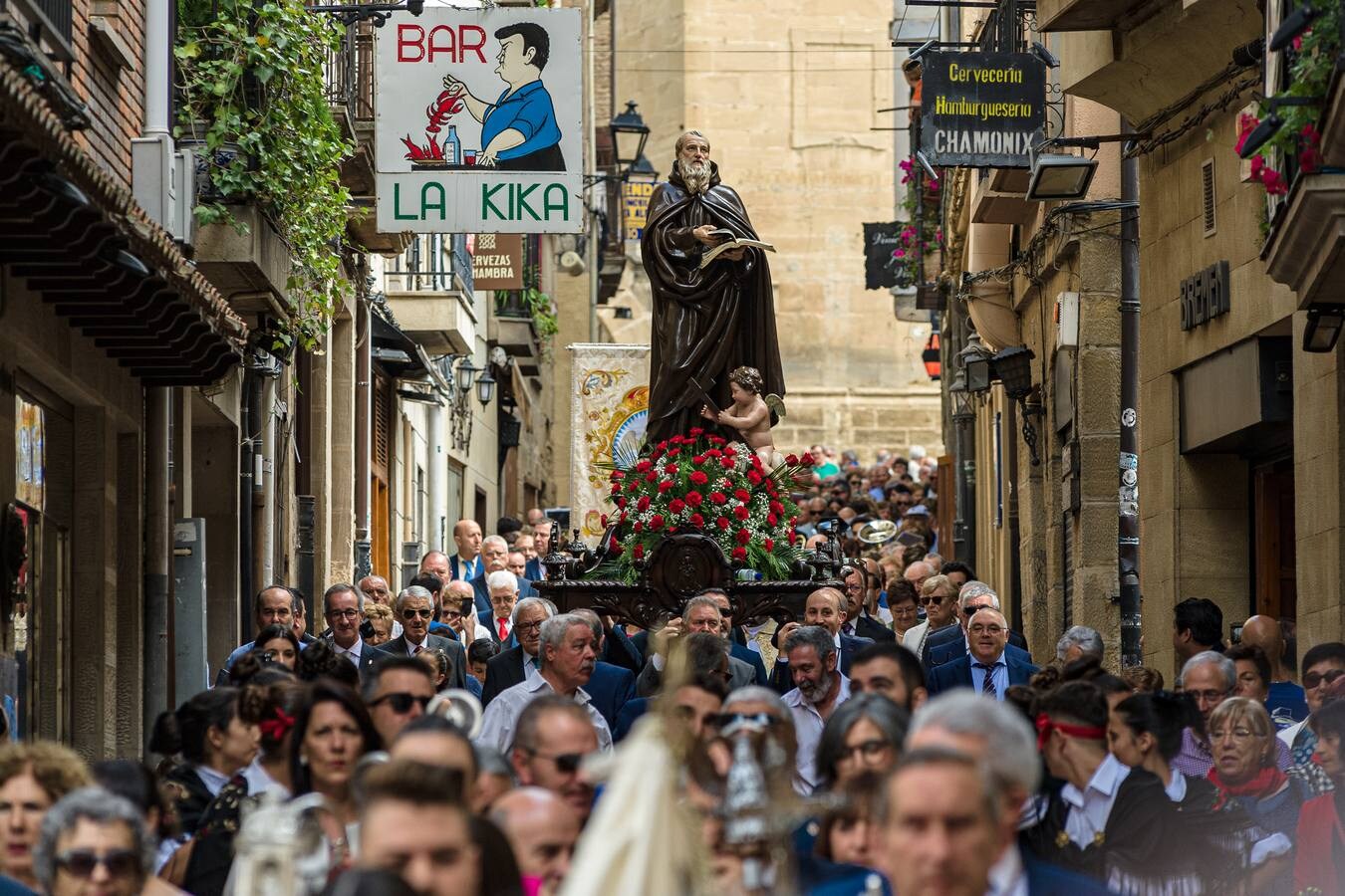 Un momento de la procesión