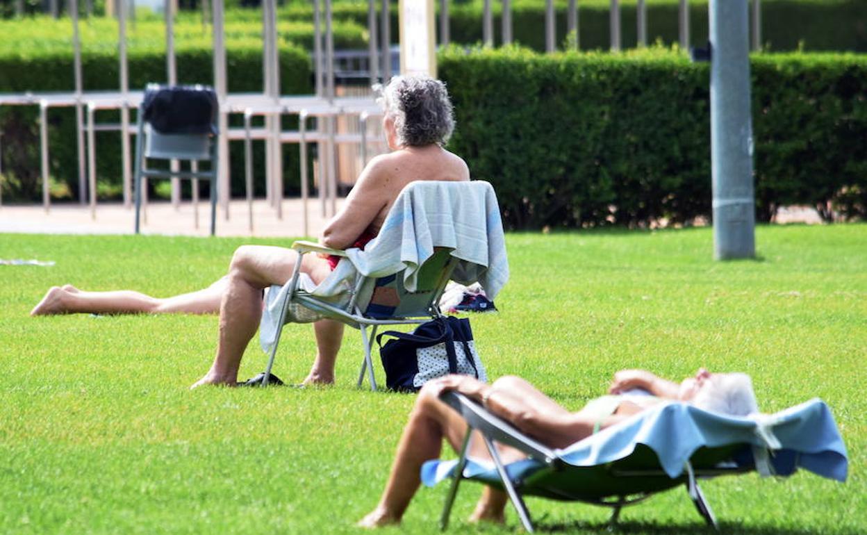 El calor aprieta estos días en La Rioja.