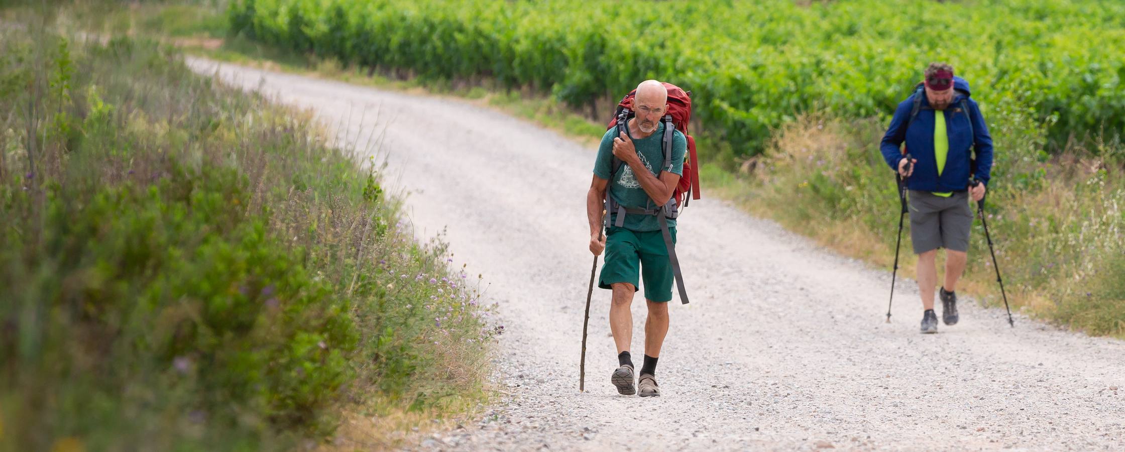 Fotos: Al sofocante calor del Camino