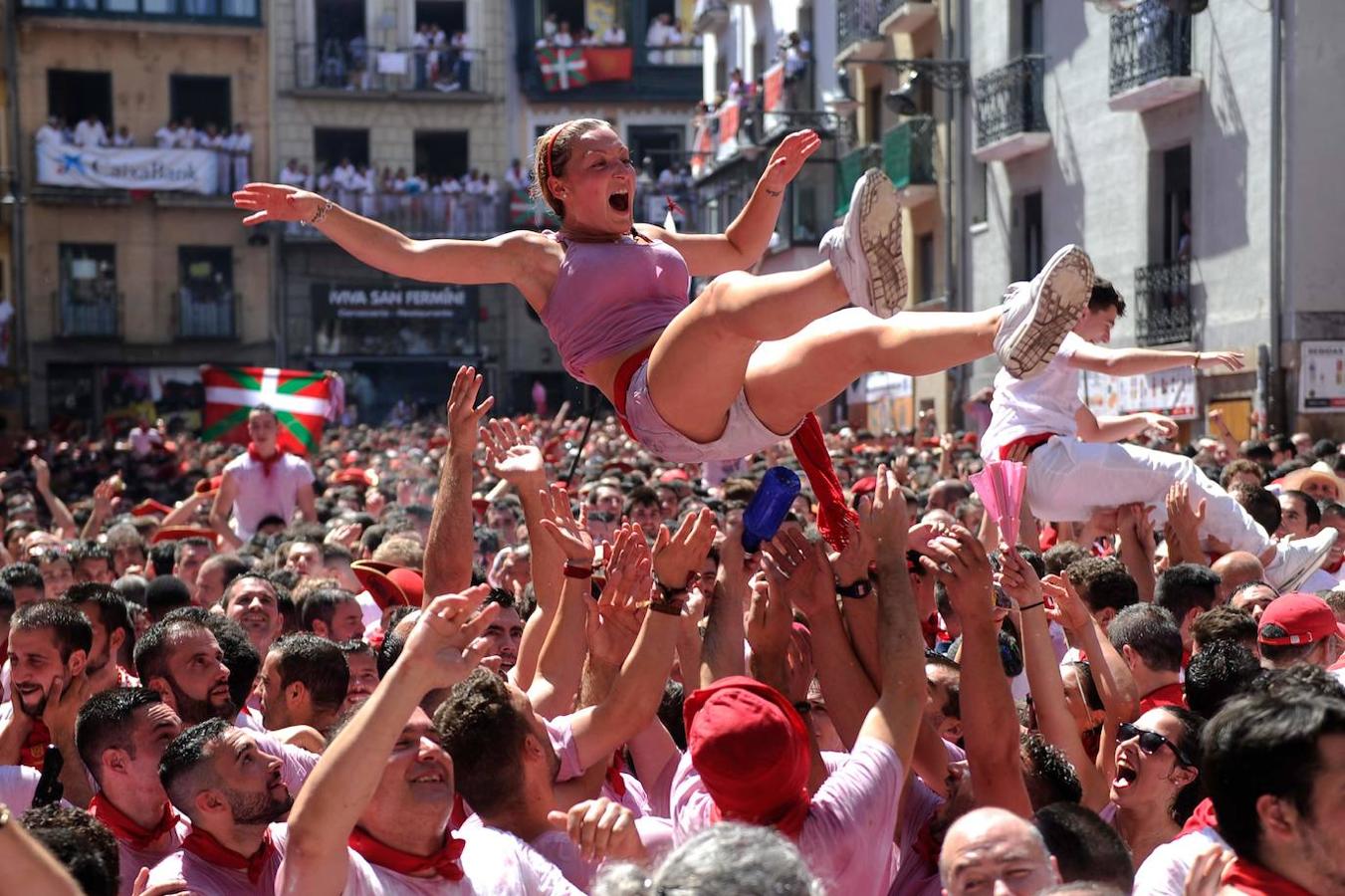 Fotos: El chupinazo de los Sanfermines 2019, en imágenes