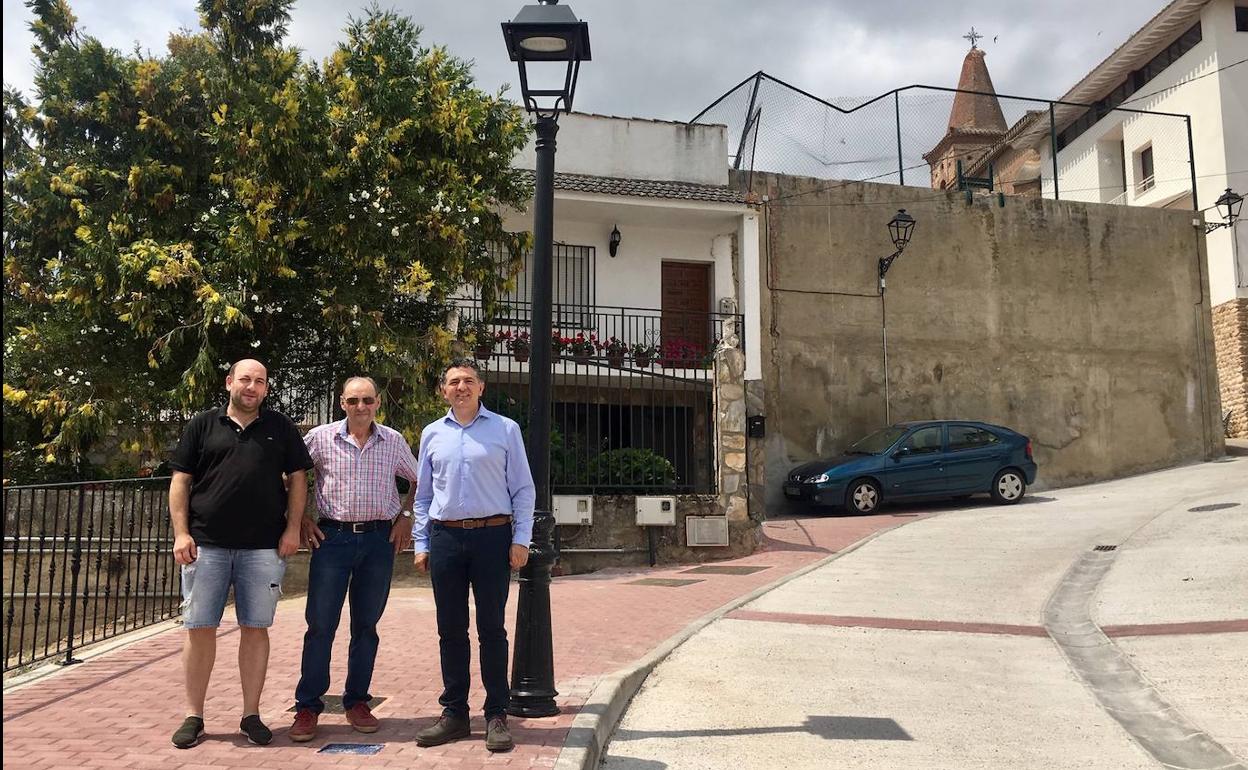 Reurbanizada la calle Los Olmos de Daroca