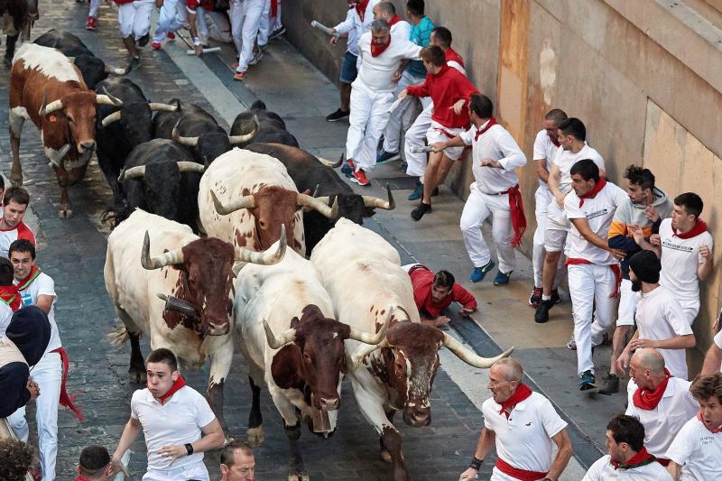 Fotos: Cuarto encierro de golpes protagonizado por los Jandilla