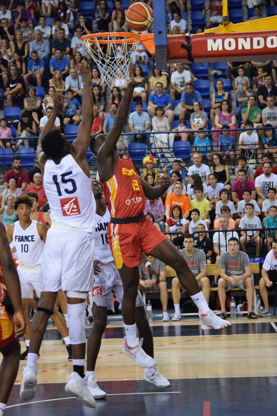 Fotos: España cae ante Francia en Logroño