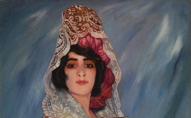 'Una manola', Ignacio Zuloaga (hacia 1913). Donación Gerstenmaier 