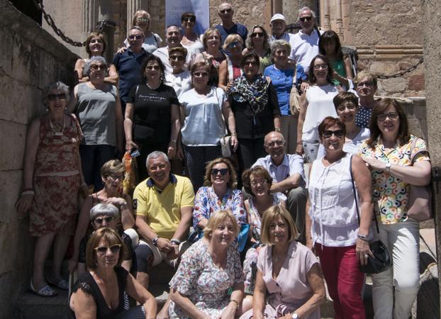 Alumnos de la Universidad de la Experiencia de la UR, en Salamanca. 