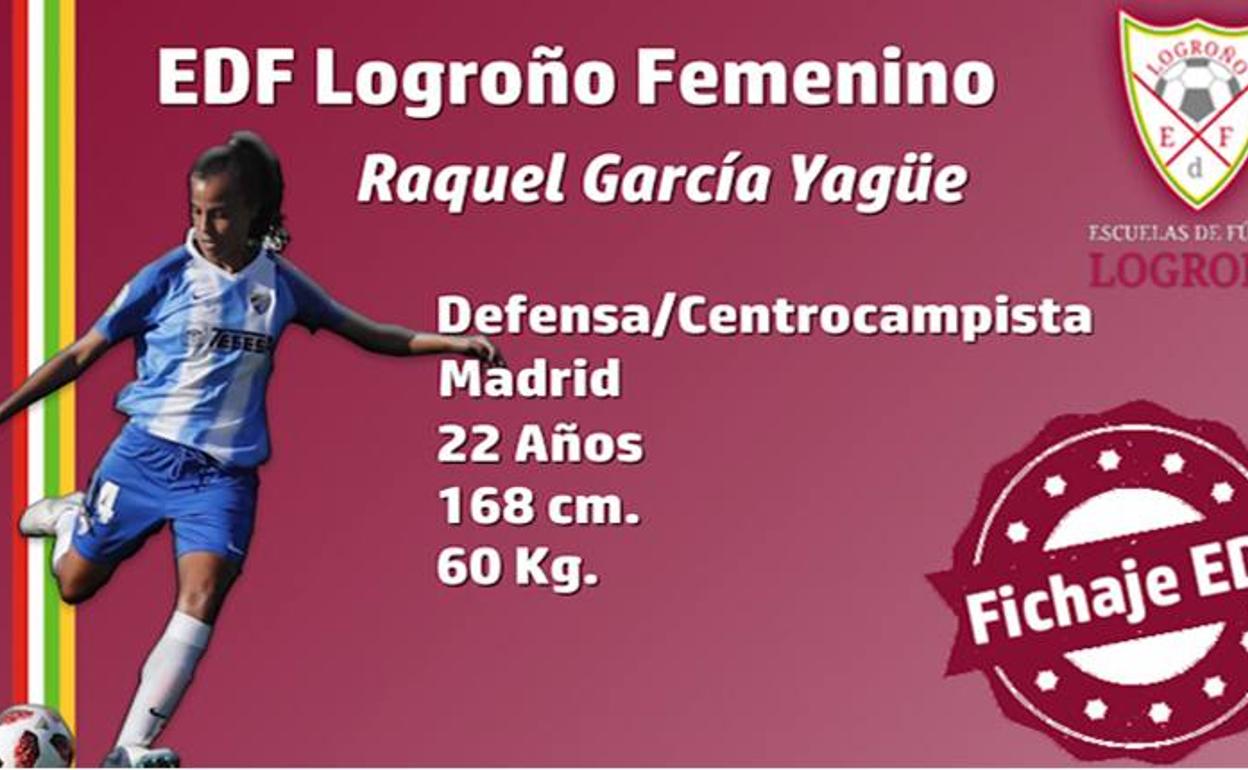 El EDF ficha a la defensa Raquel García