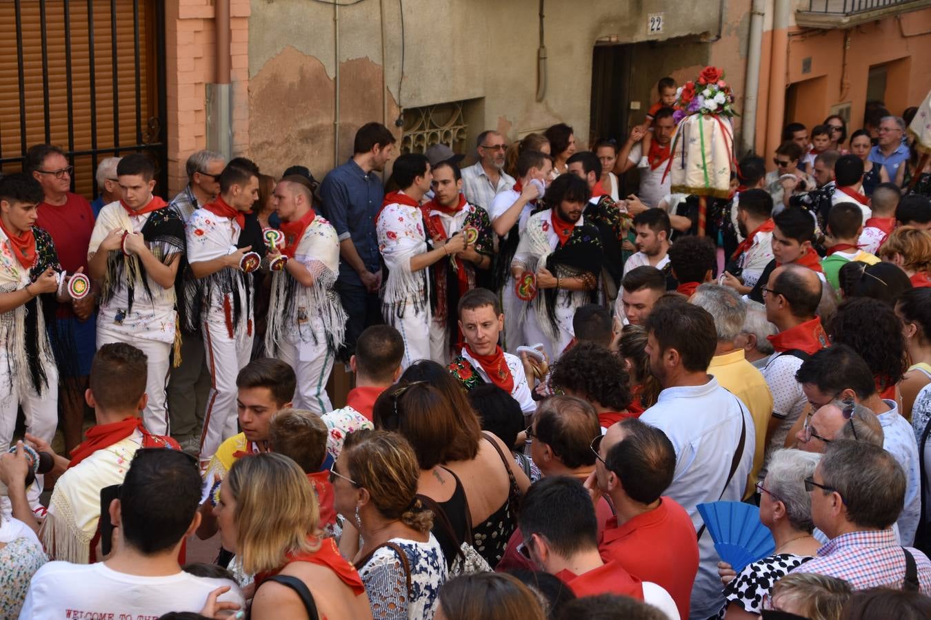 Fotos: Bajada de Santa Ana en las fiestas de Cervera