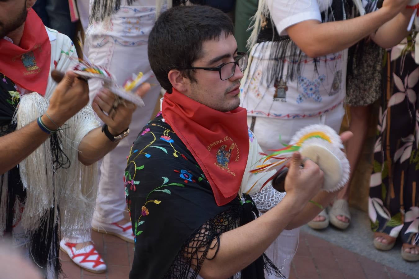 Fotos: Bajada de Santa Ana en las fiestas de Cervera