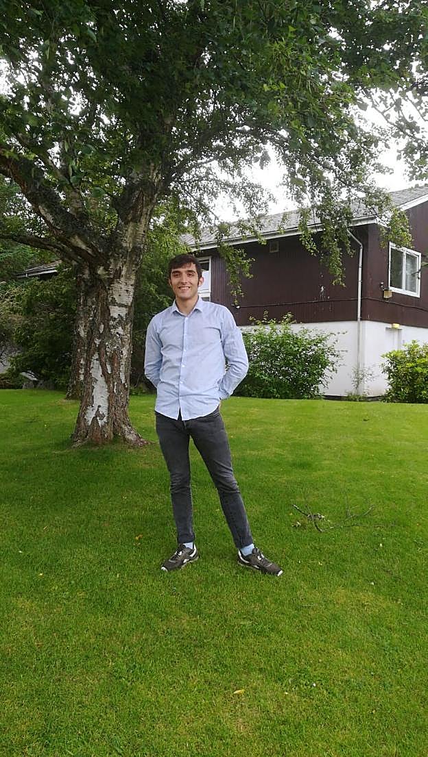 Jaime en las instalaciones del Macdonald Resort Hotel. 