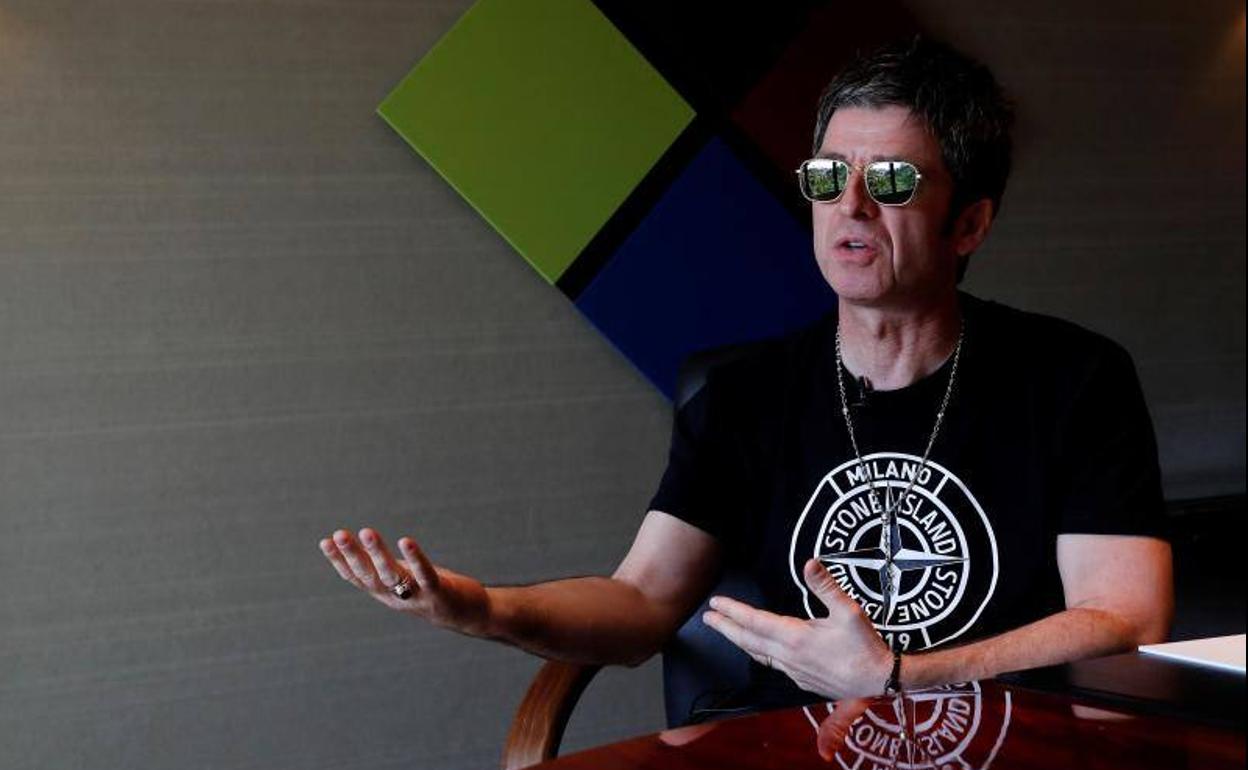 Noel Callagher durante la entrevista. 