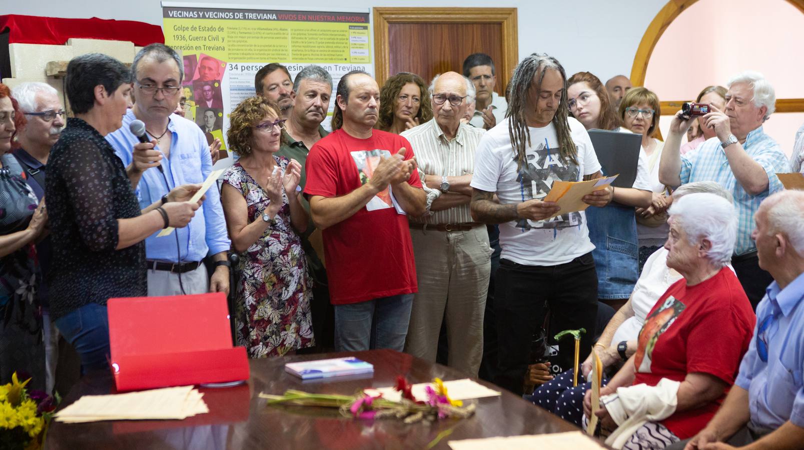 Fotos: Treviana homenajea a sus vecinos &quot;asesinados y represaliados&#039; en 1936