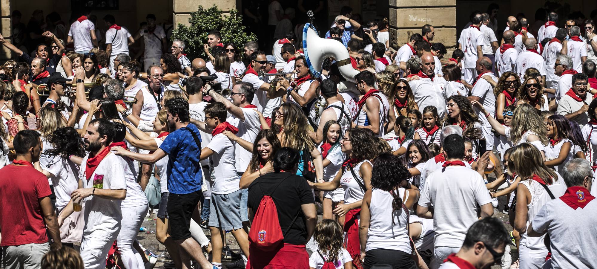 Disparo del cohete en Alfaro.