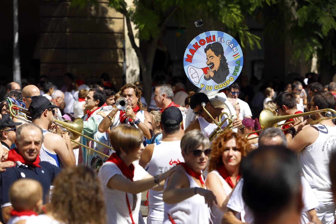 Disparo del cohete en Alfaro.