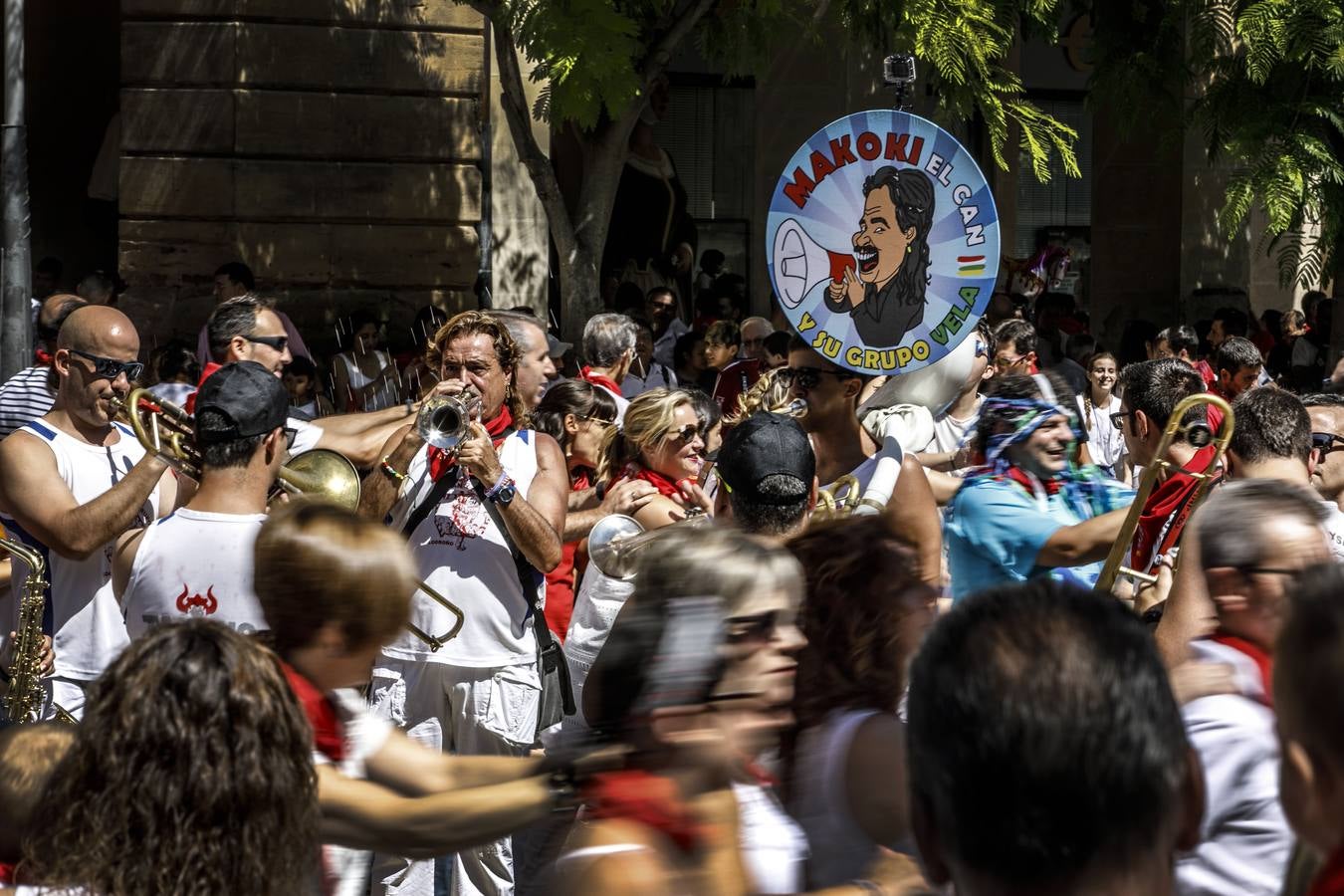 Disparo del cohete en Alfaro.