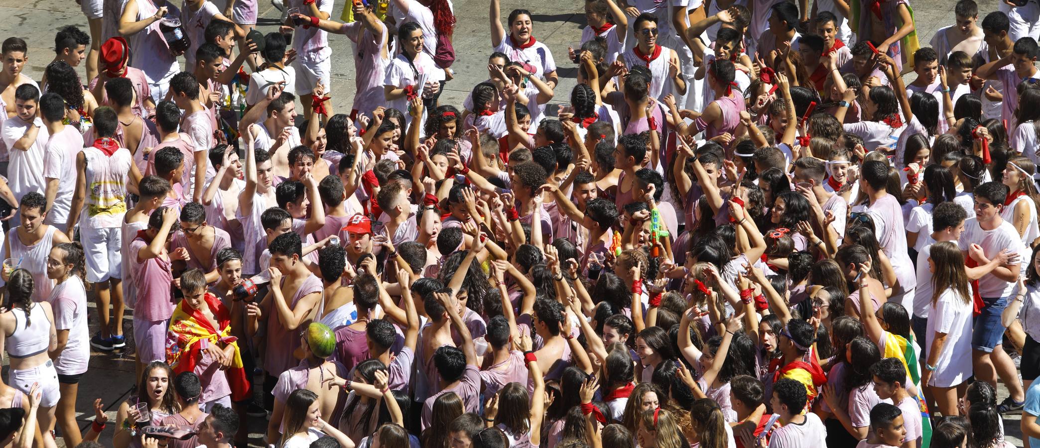 Disparo del cohete en Alfaro.