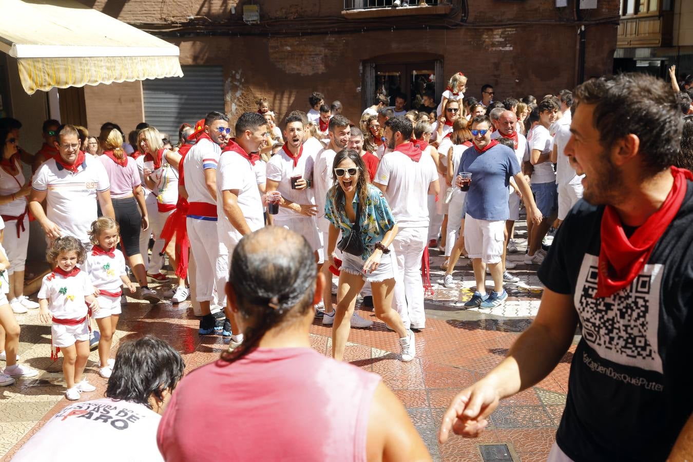 Disparo del cohete en Alfaro.