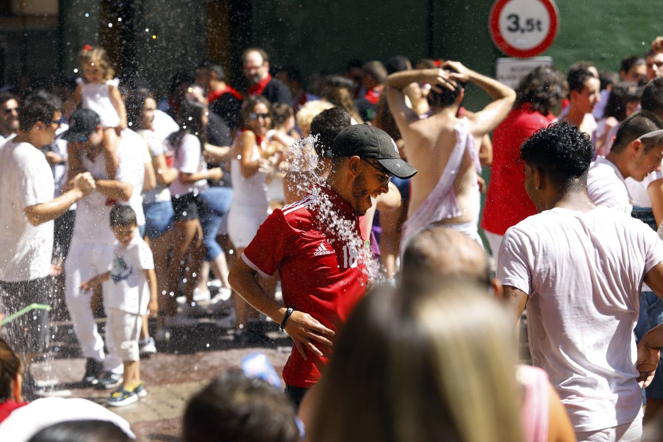 Disparo del cohete en Alfaro.