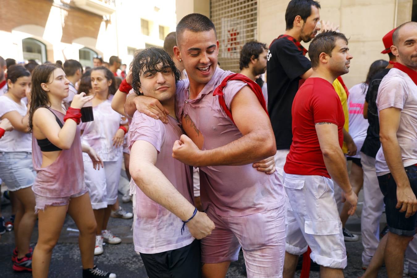 Disparo del cohete en Alfaro.