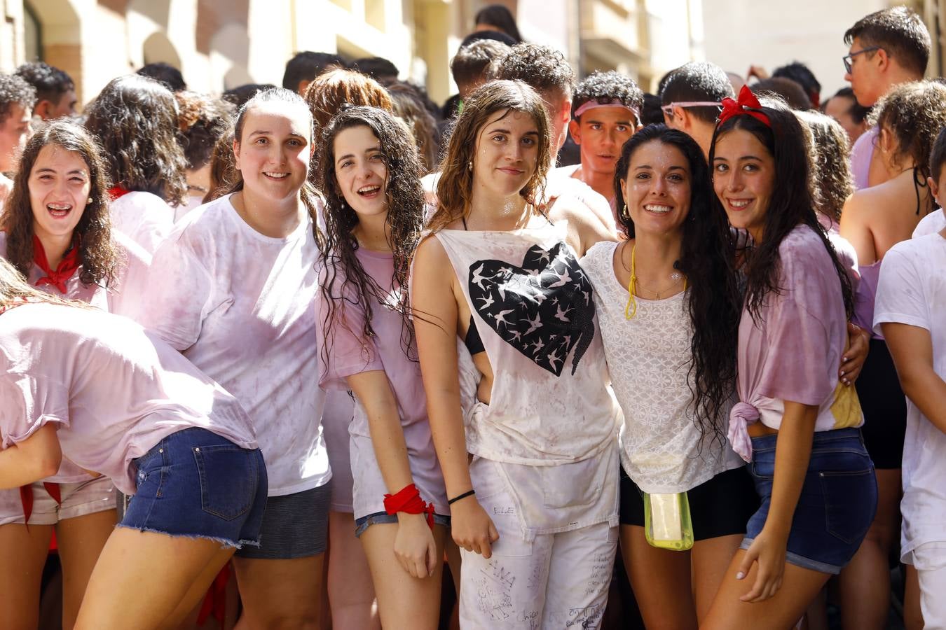 Disparo del cohete en Alfaro.