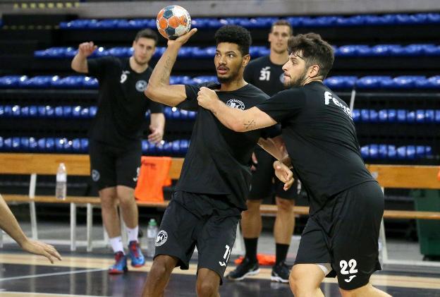 Junior Scott, durante esta pretemporada en el Palacio.