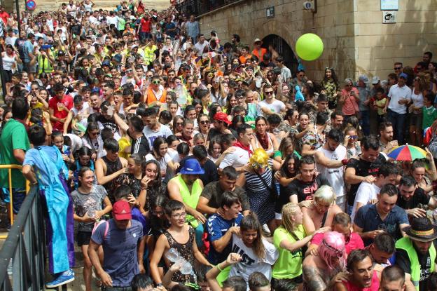 Imagen tomada durante el día de ayer en las fiestas de Navarrete.