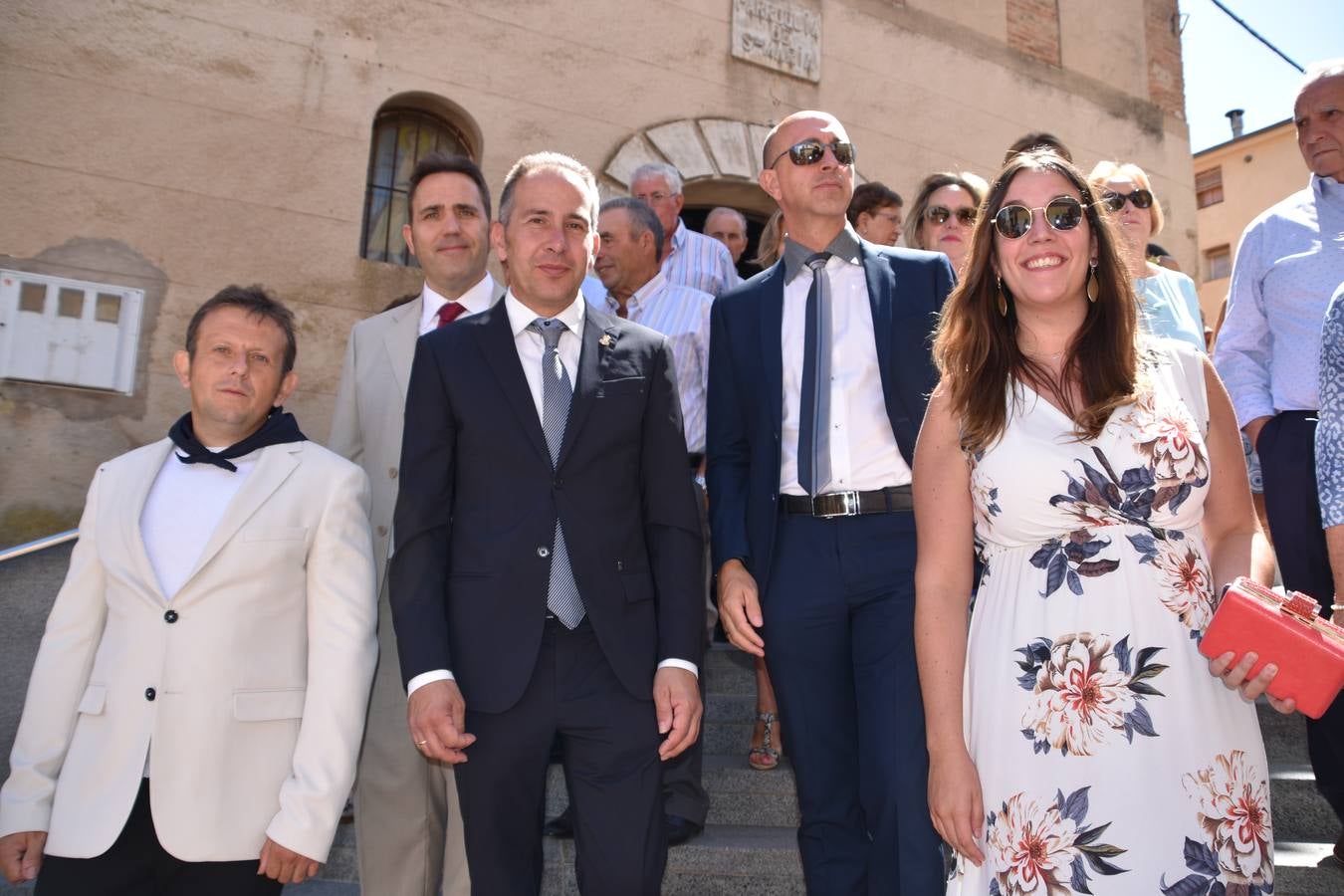 Fotos: Procesión en el día grande de las fiestas de San Roque en Tudelilla