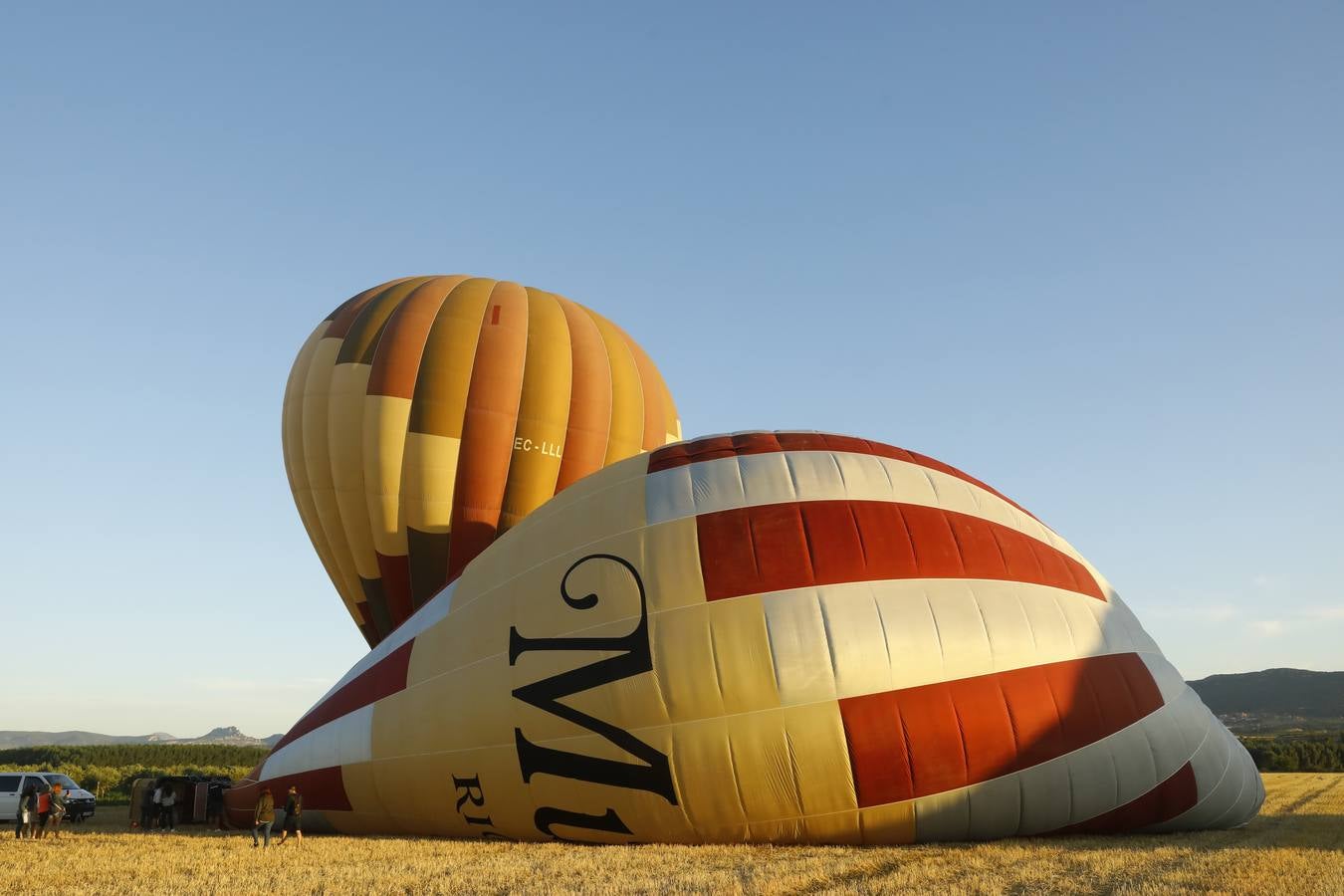 Fotos: Regata de globos aerostáticos en Haro y su comarca