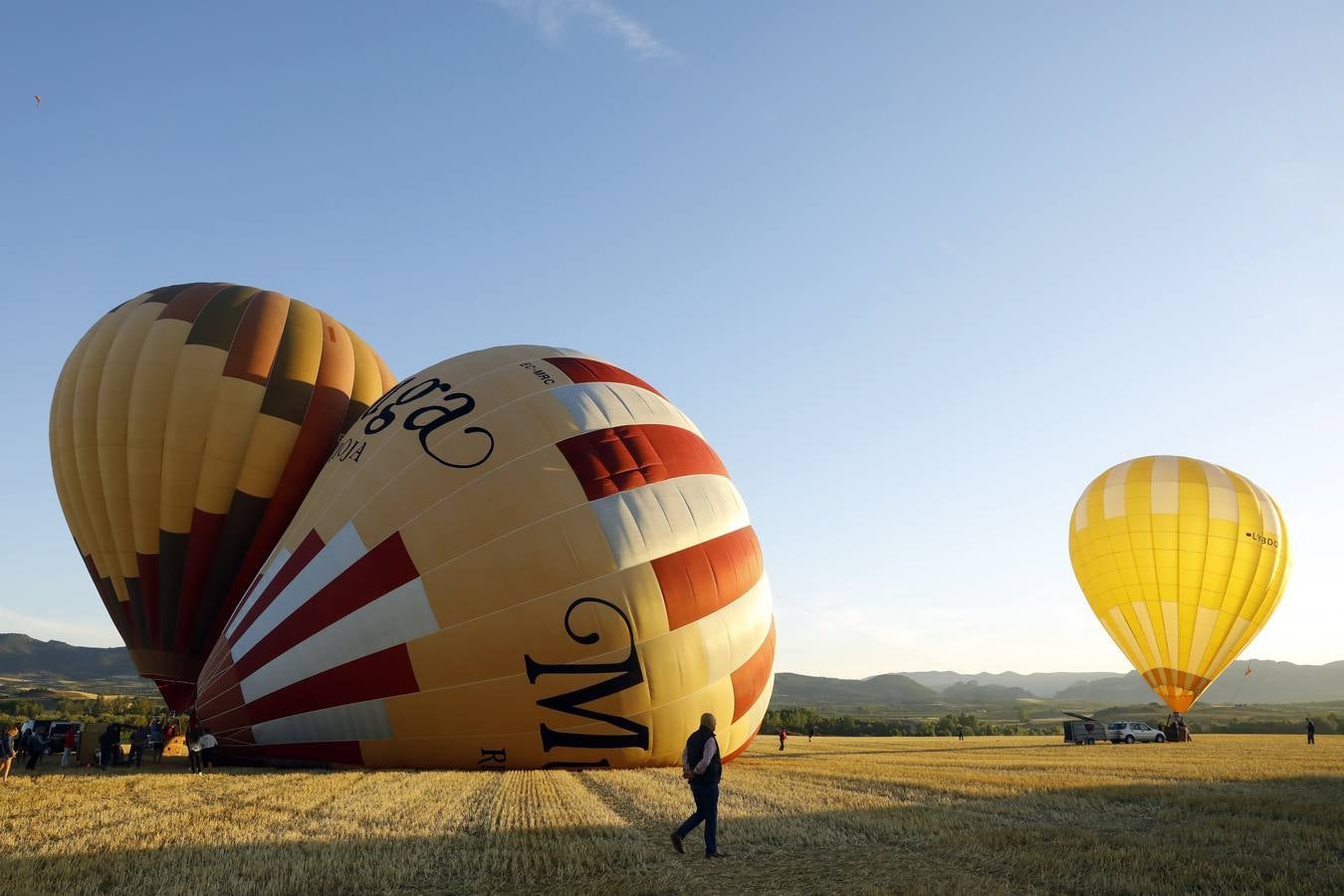 Fotos: Regata de globos aerostáticos en Haro y su comarca