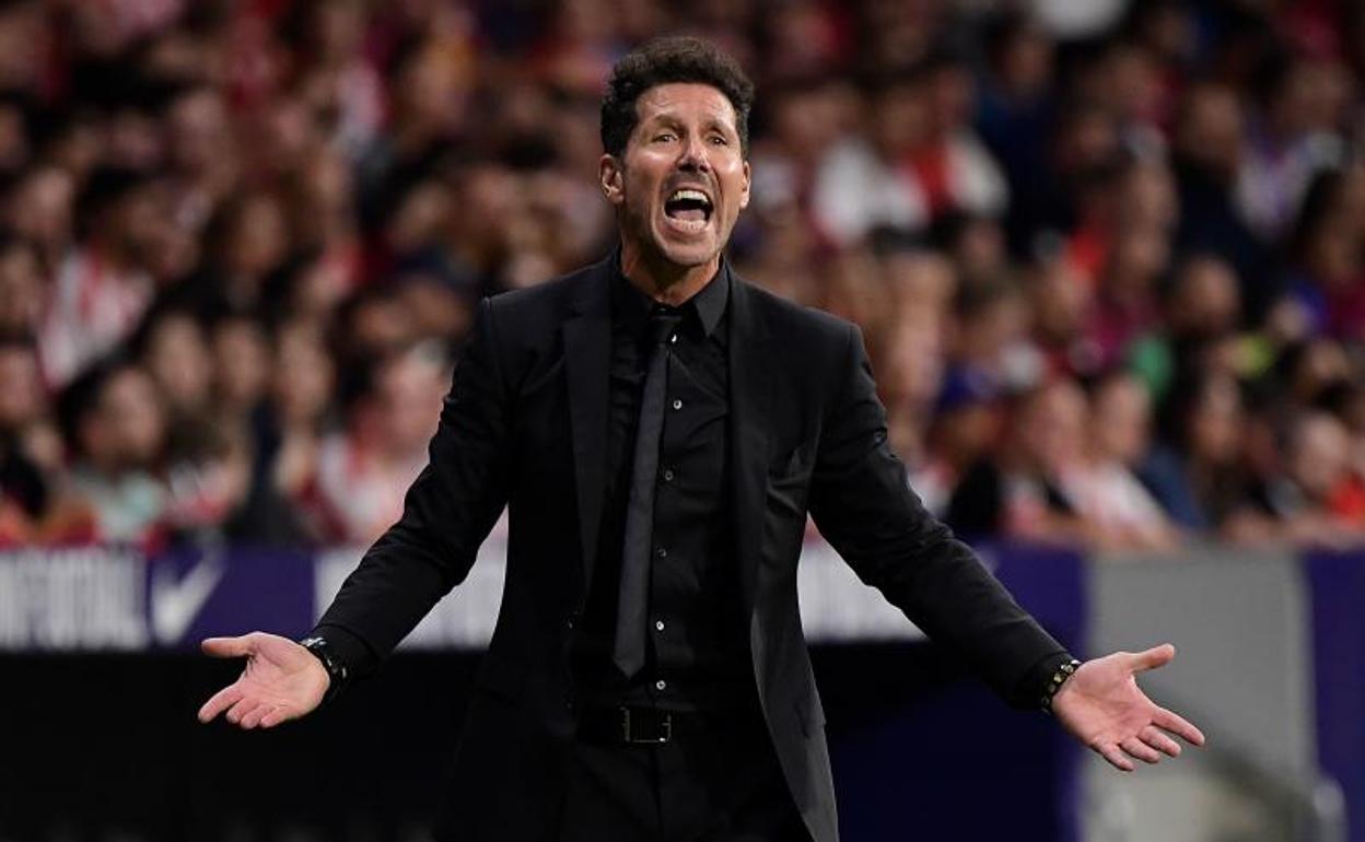 Diego Pablo Simeone, técnico del Atlético.