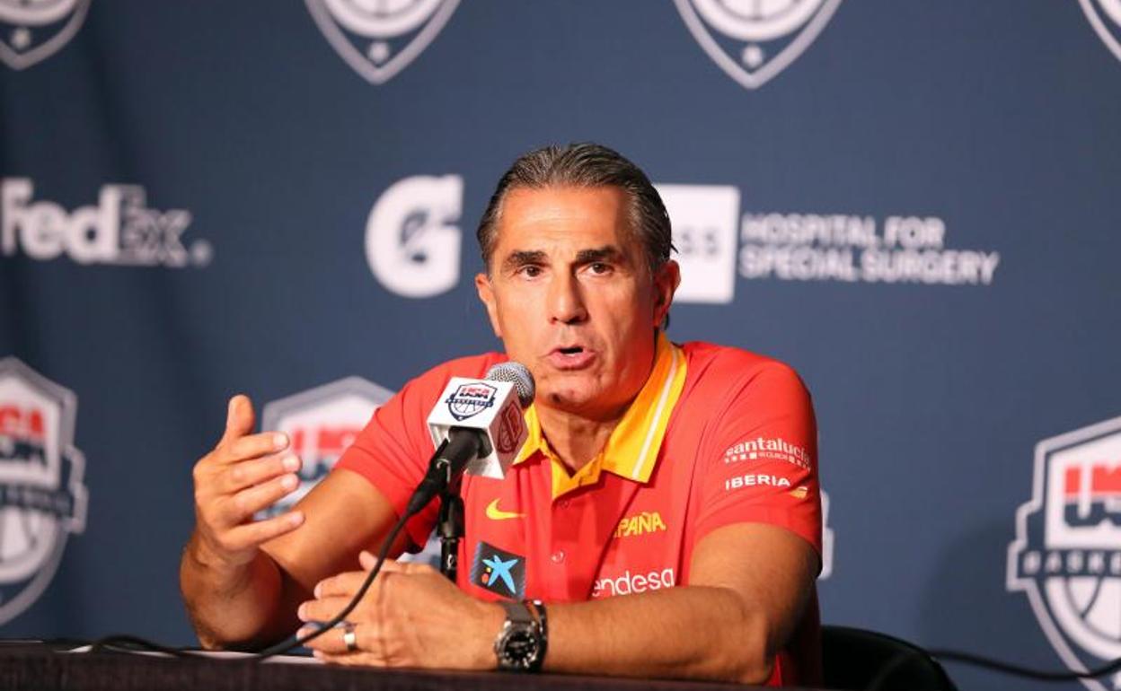 Sergio Scariolo, seleccionador nacional español.