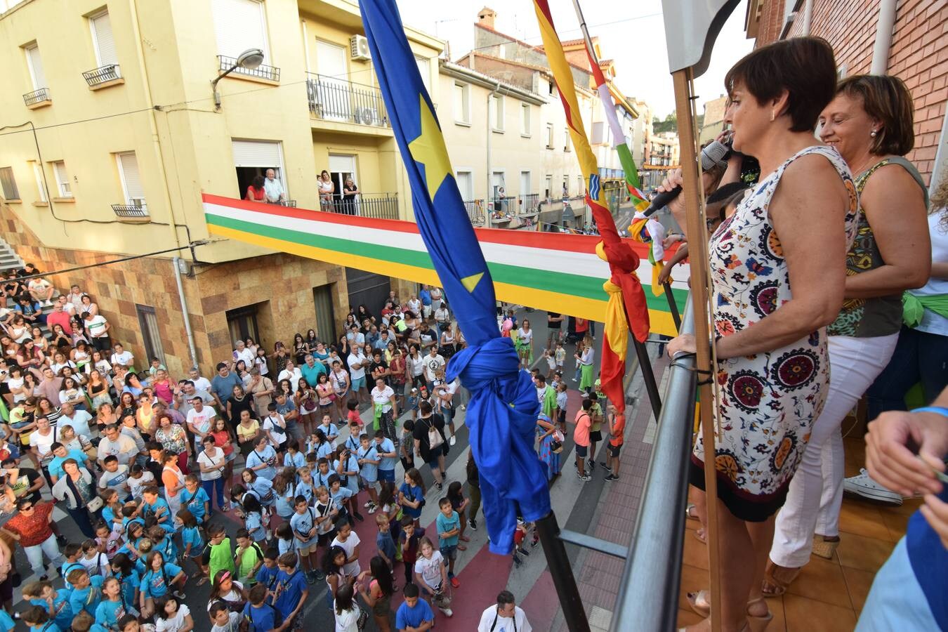 Fotos: Albelda dispara el cohete de las fiestas