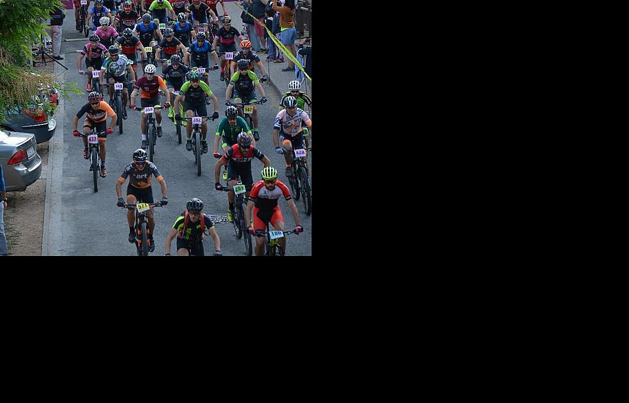 Salida de la Ruta del Zorro en Ventrosa. 