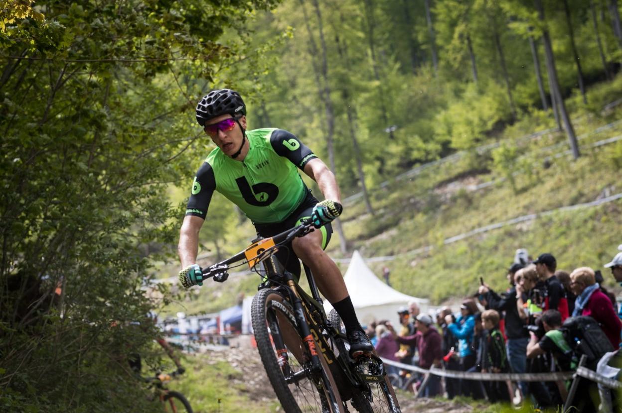 Vlad Dascalu, en la primera carrera de la Copa del Mundo. 