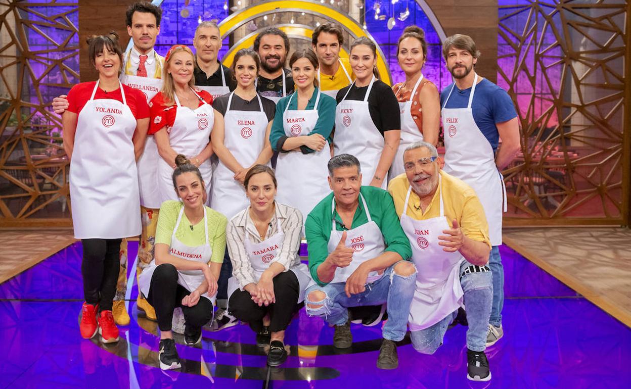 Foto de familia de Masterchef. 