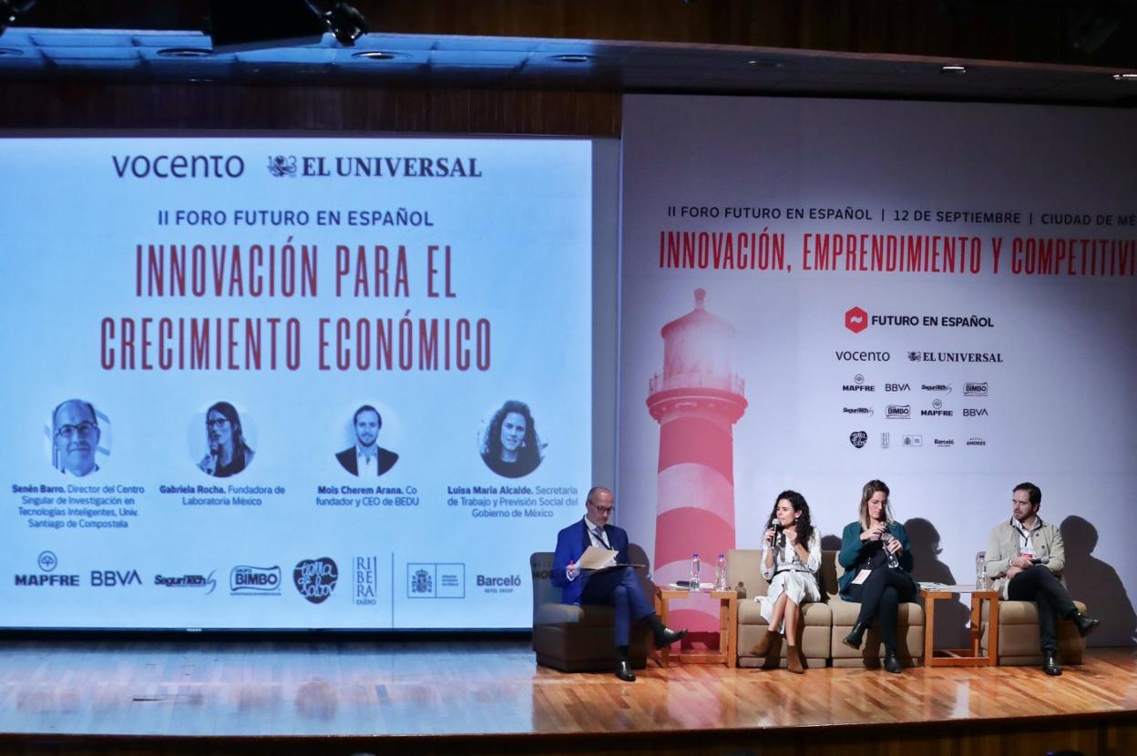 Senén Barro, Luisa María Alcalde, Gabriela Rocha y Moís Cherem. :: Diego Simon Sánchez / EL universal