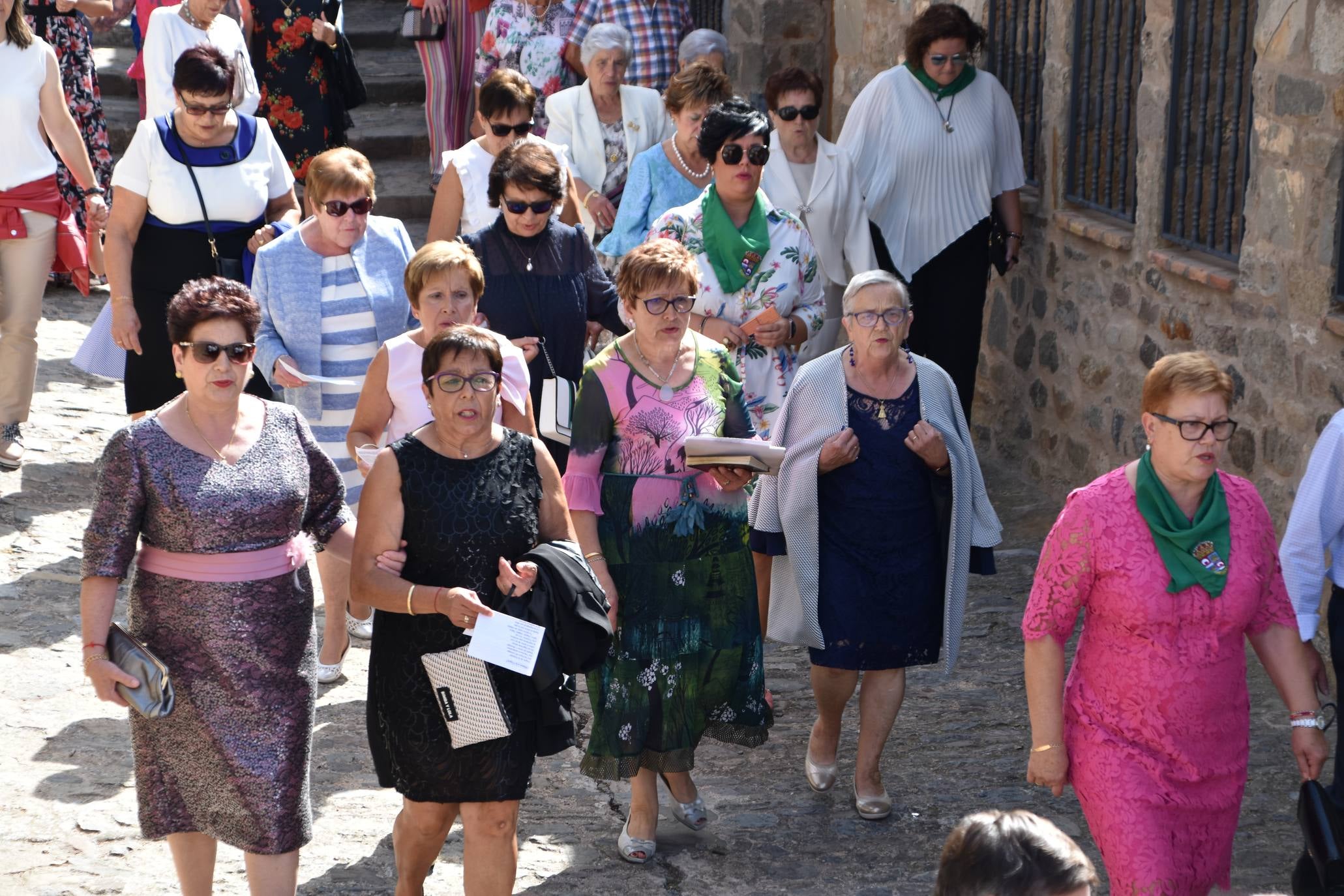 Fotos: Cornago vivió la procesión de la Virgen de la Soledad