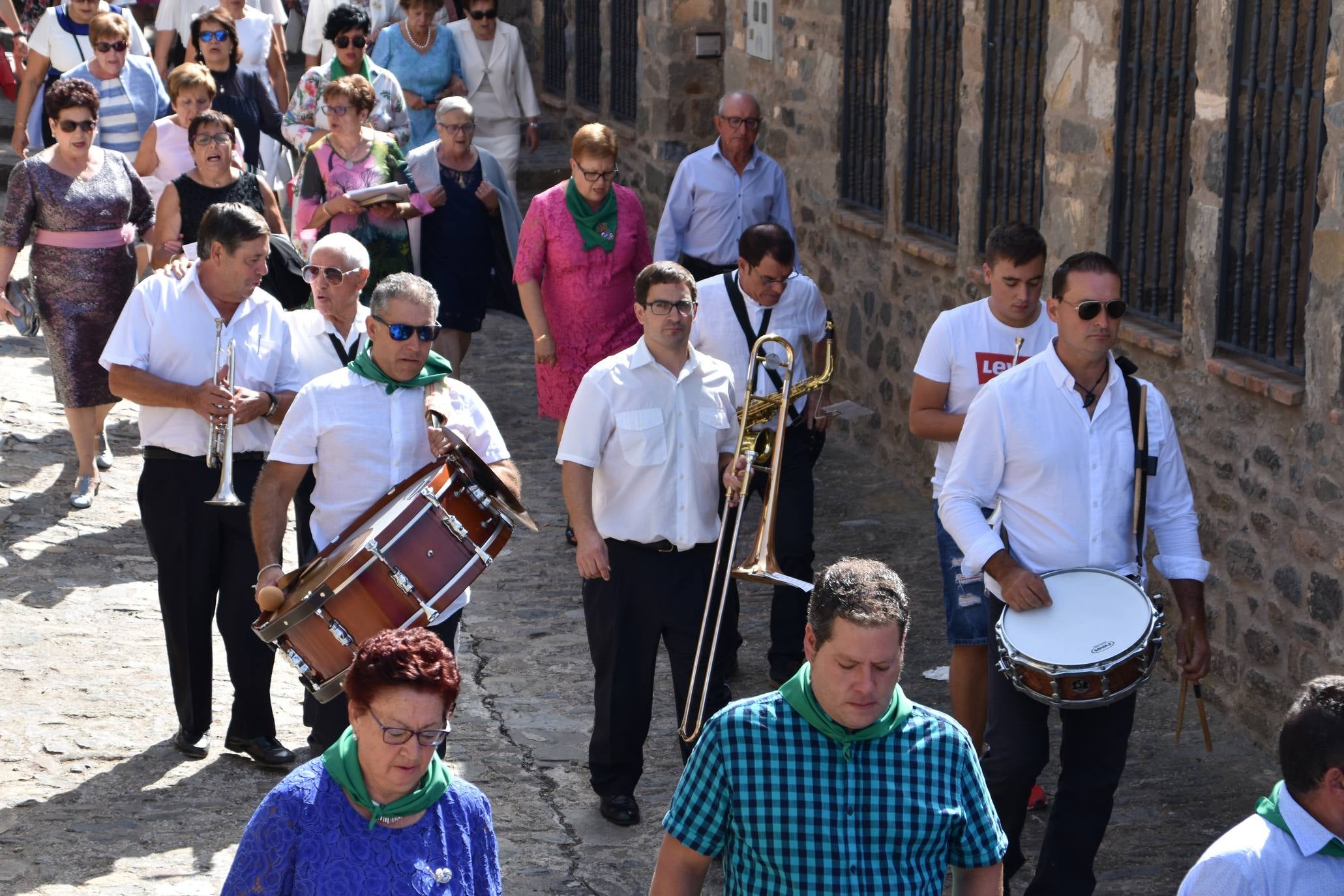 Fotos: Cornago vivió la procesión de la Virgen de la Soledad