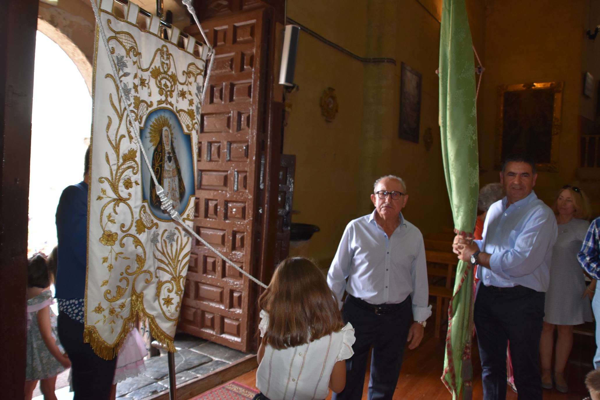 Fotos: Cornago vivió la procesión de la Virgen de la Soledad