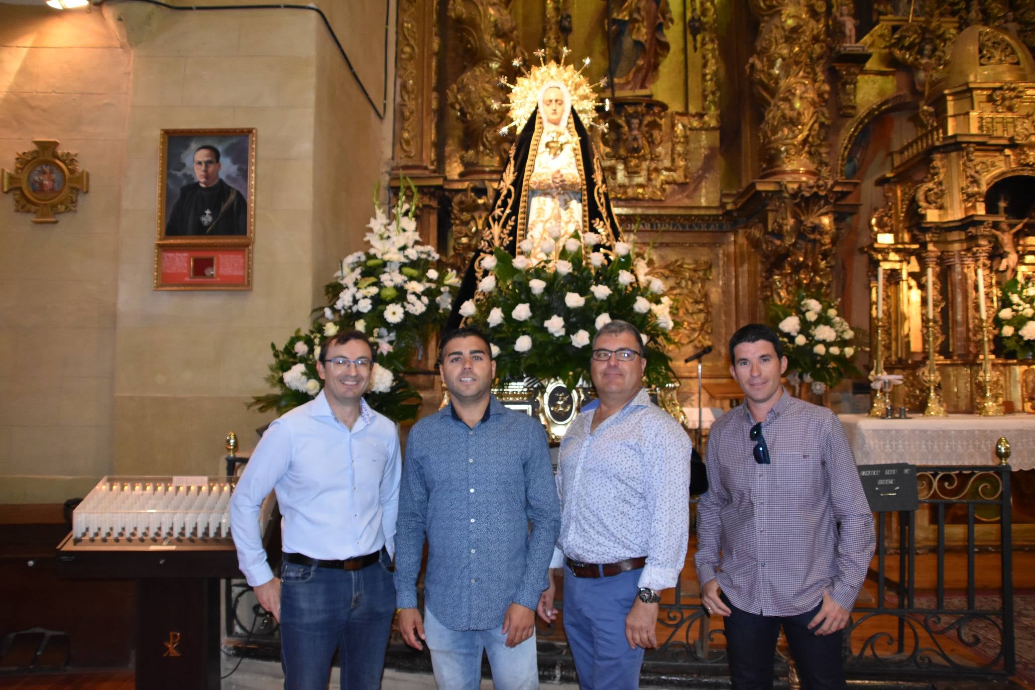 Fotos: Cornago vivió la procesión de la Virgen de la Soledad