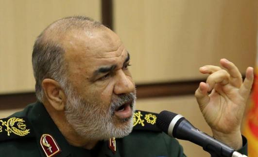 El comandante en jefe de la Guardia Revolucionaria iraní, Hosein Salamí.