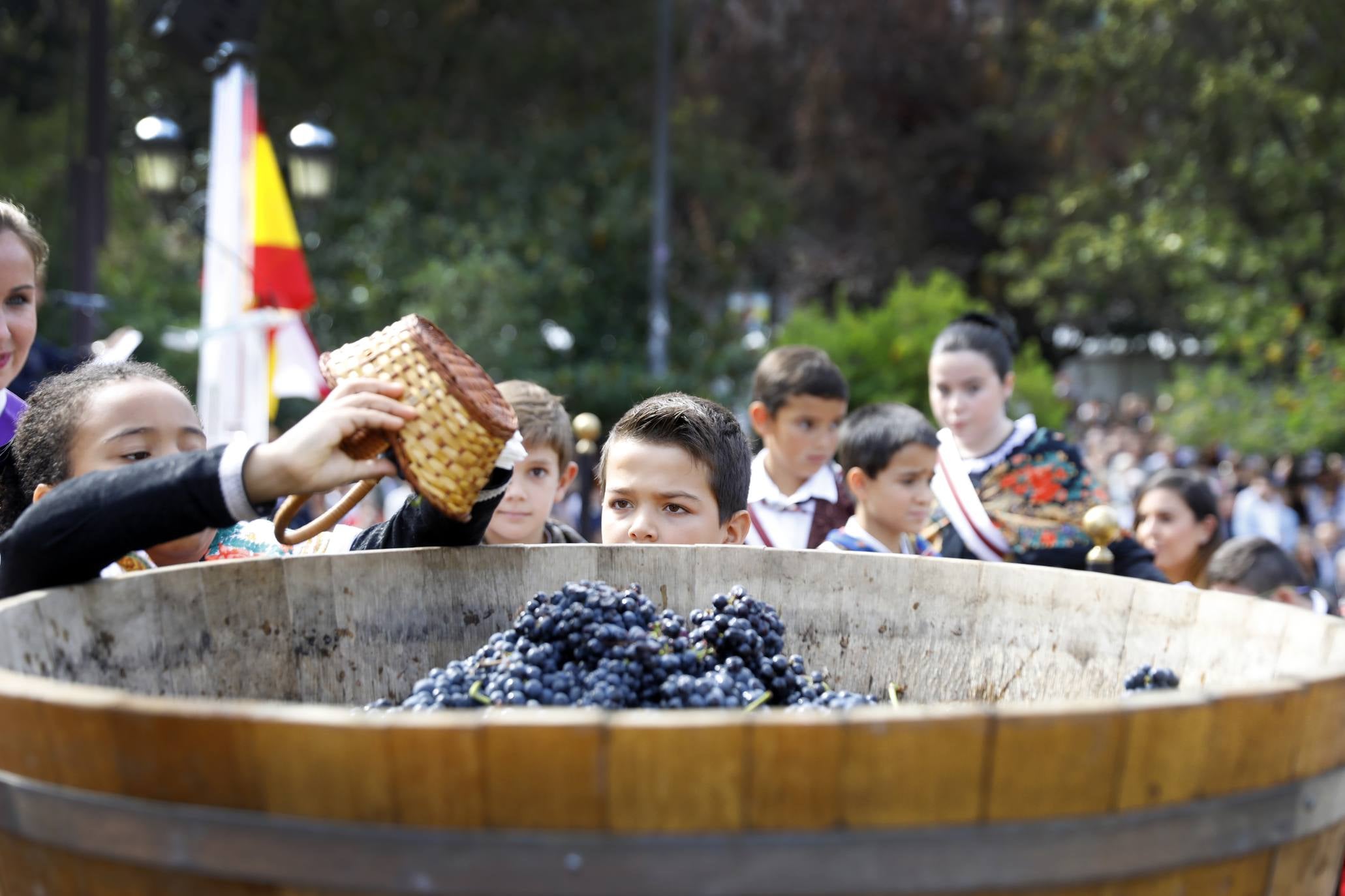 Fotos: Pisado de la uva