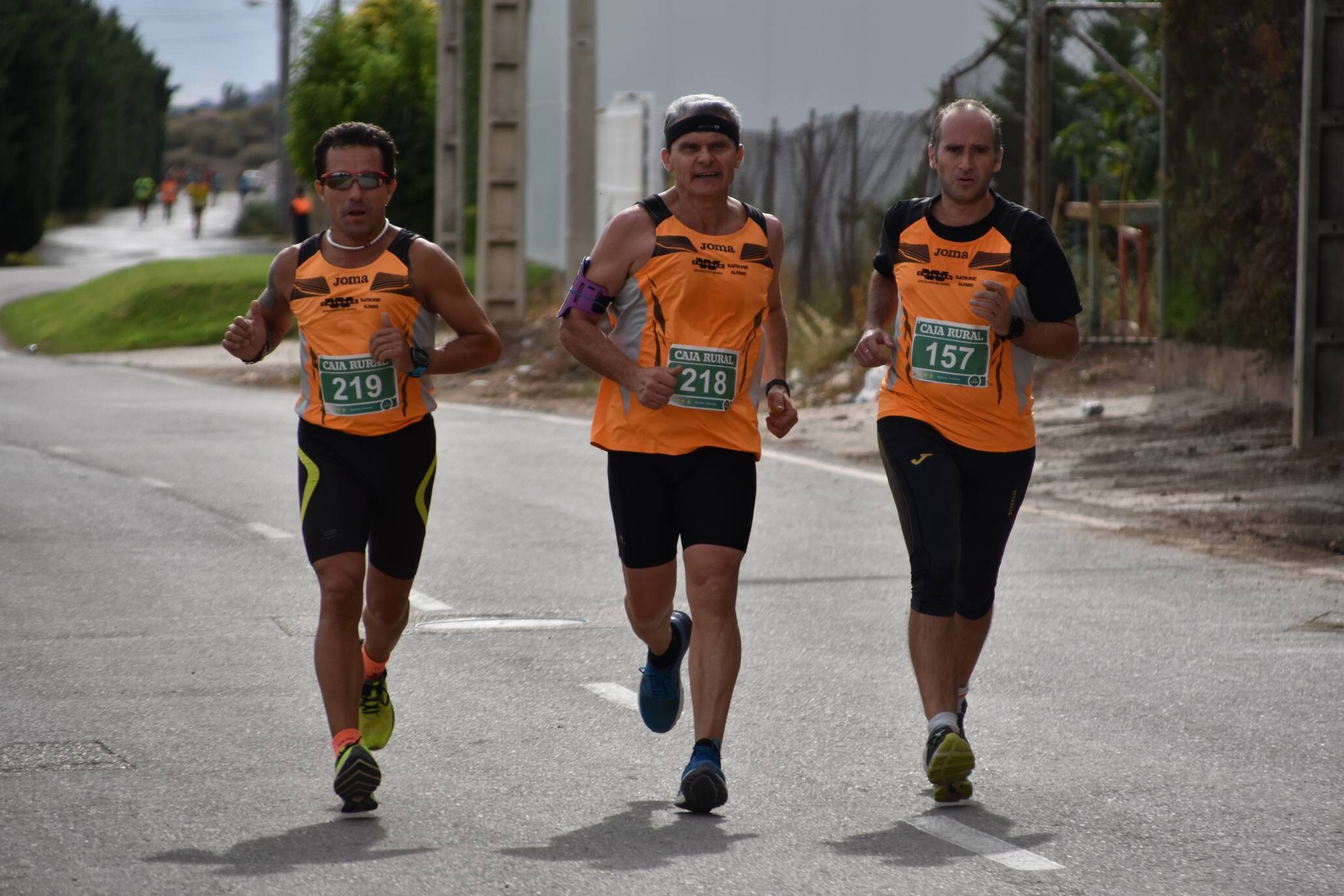 Los corredores completaron el recorrido entre Alfaro y Rincón de Soto. 