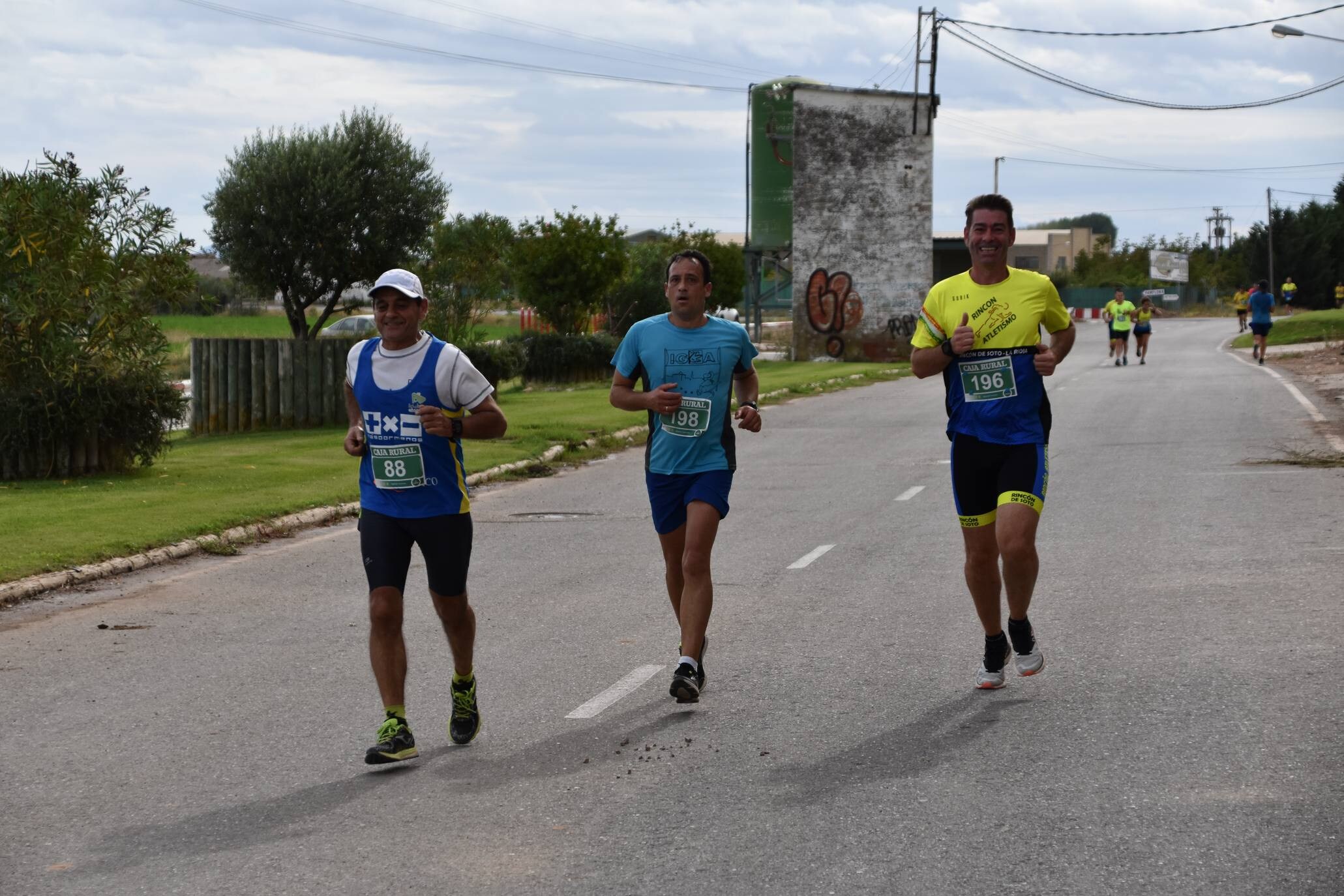 Los corredores completaron el recorrido entre Alfaro y Rincón de Soto. 