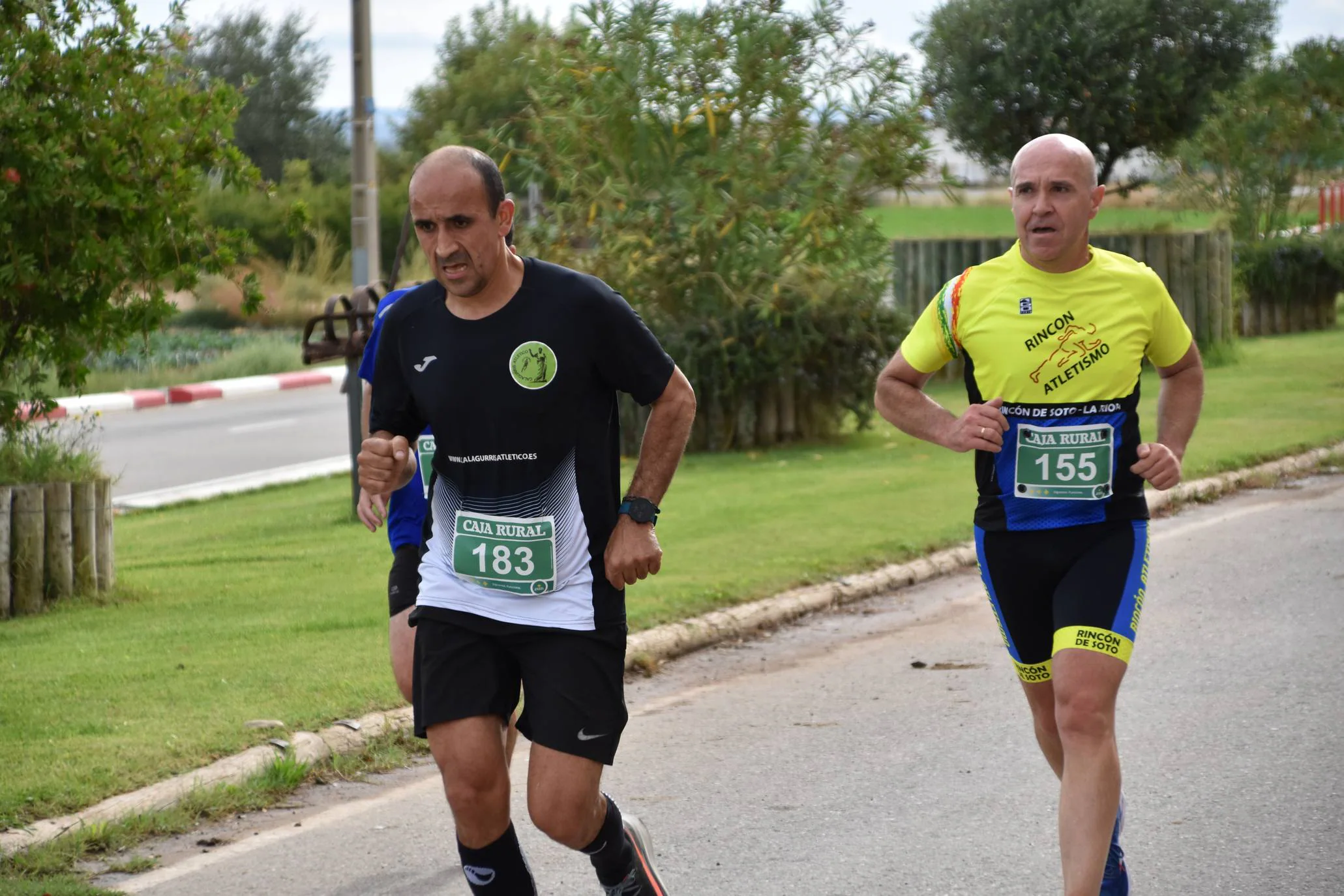 Los corredores completaron el recorrido entre Alfaro y Rincón de Soto. 