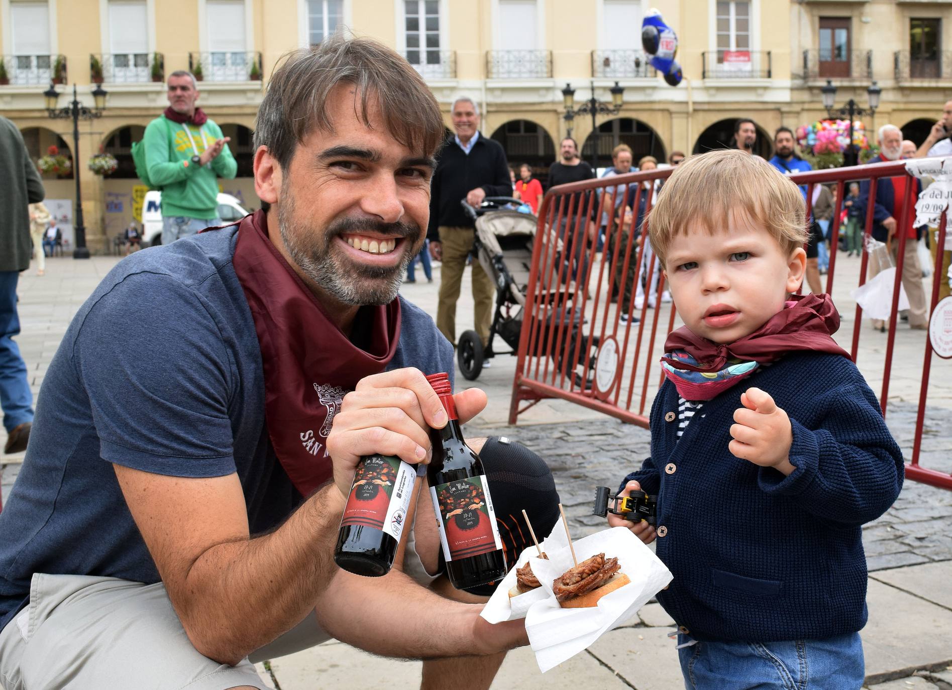 Degustación de setas y degustación de embuchados.