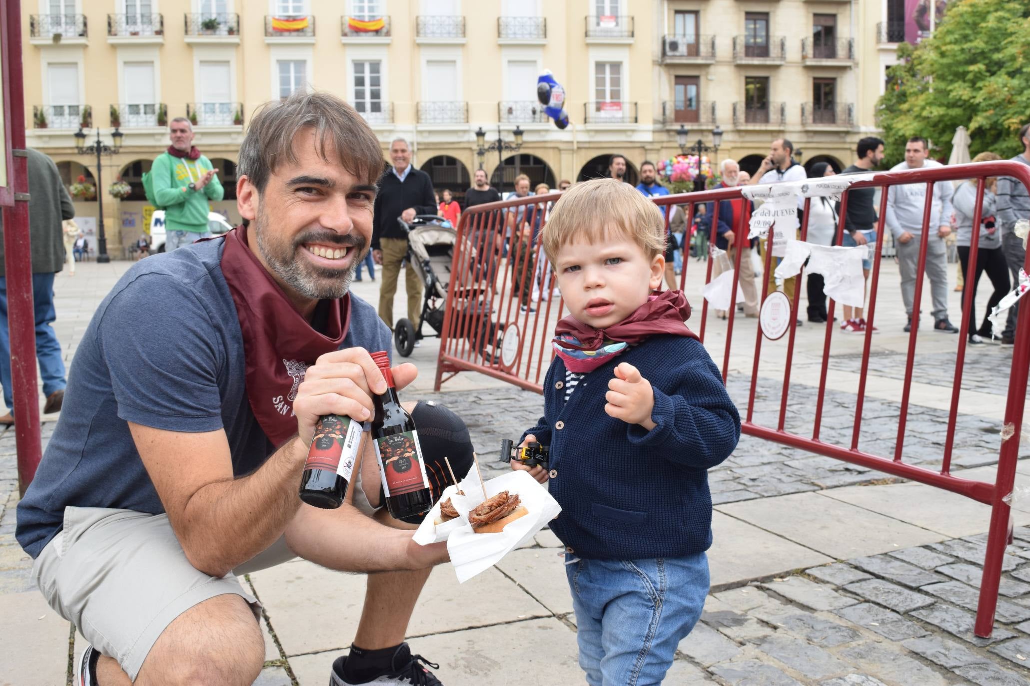 Degustación de setas y degustación de embuchados.